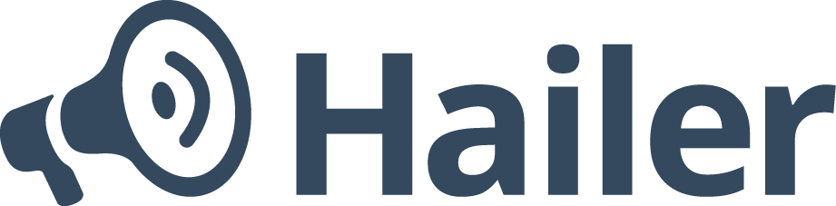 Hailer logo blue 